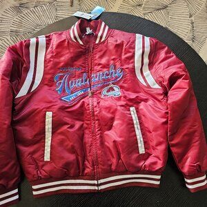 Women's Colorado Avalanche WEAR by Erin Andrews Garnet Baller Full-Zip Bombe NWT
